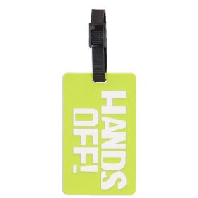 Bőröndcímke hand off 