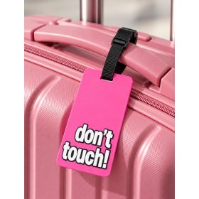 Travelite pink bőröndcímke dont touch