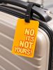 Travelit sárga bőröndcímke no its not yours!
