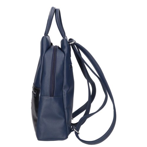 Karen D 694 kék rostbőr női táska