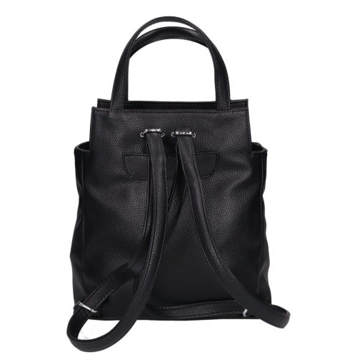 Karen 9549 fekete bronz virág rostbőr női táska