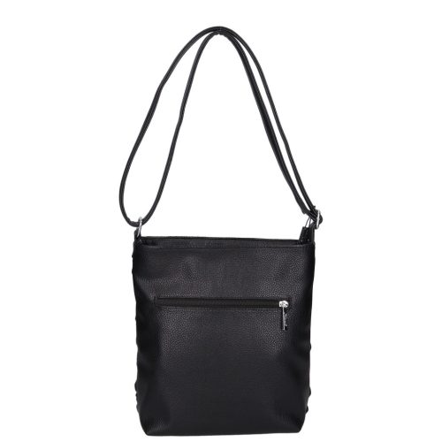 Karen D 693 bis fekete nyomott rostbőr női táska