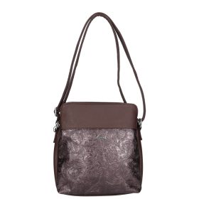 Karen D 214 barna virág rostbőr táska