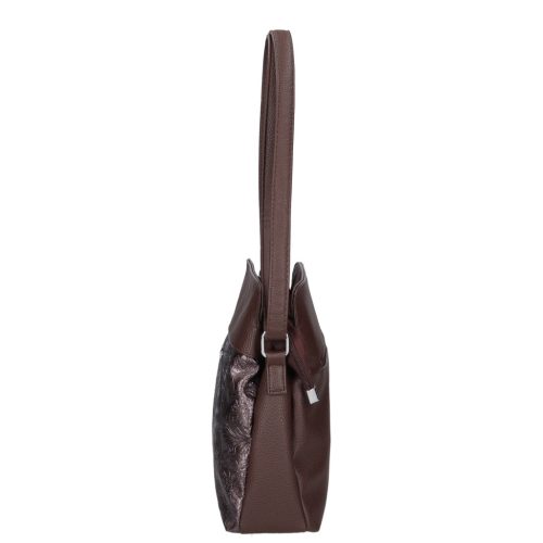 Karen D 214 barna virág rostbőr táska