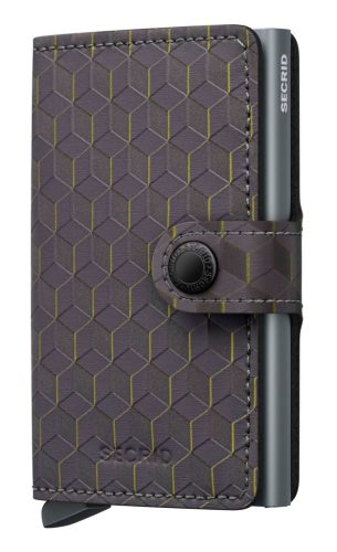 Secrid Miniwallet Optical Grey Yellow