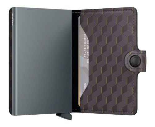 Secrid Miniwallet Optical Grey Yellow