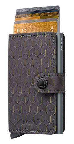 Secrid Miniwallet Optical Grey Yellow