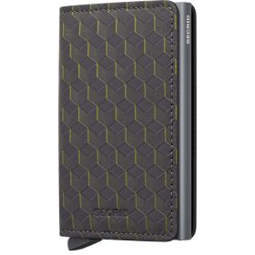   Secrid Slimwallet Optical Grey Yellow automata kártyatartó 