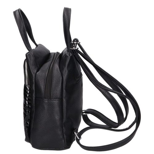 Chiara rostbőr táska K 7044 fekete lakk kroko