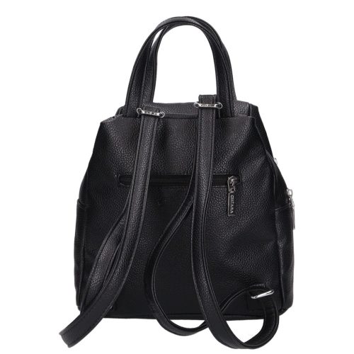 Chiara rostbőr táska K 7044 fekete lakk kroko