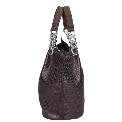 Chiara K 772 bis barna bronz rostbőr táska