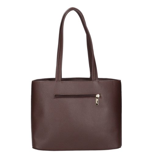 Karen 1432-2 barna virág rostbőr táska