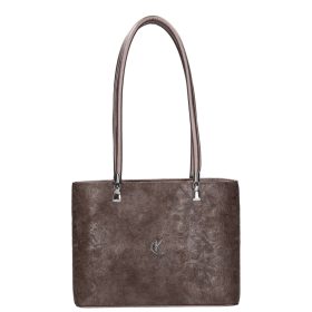 Karen 1731 bronz virág rostbőr táska