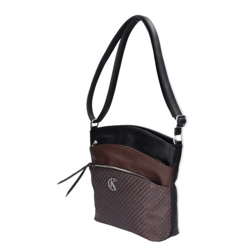 Karen 1716 fekete barna rostbőr táska