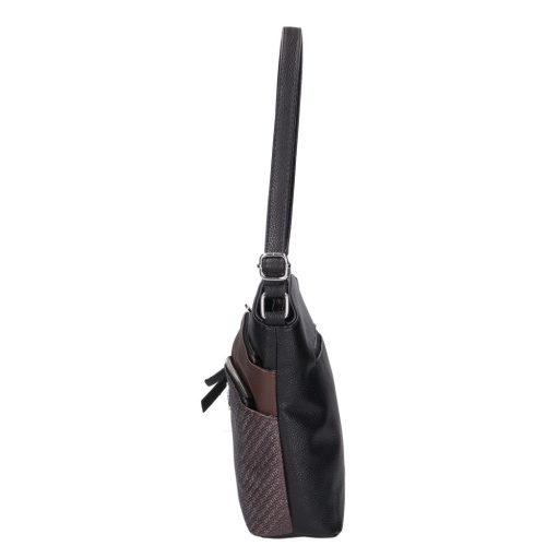 Karen 1716 fekete barna rostbőr táska