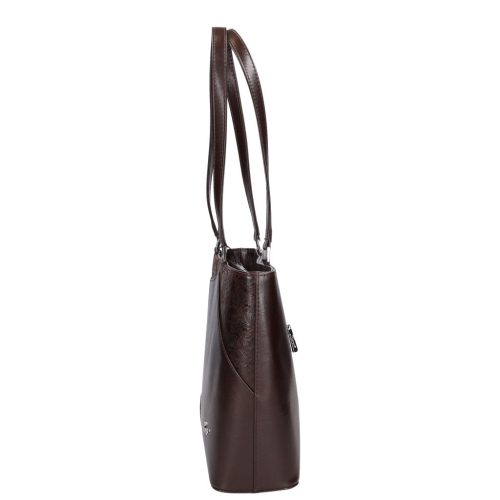 Karen 1522 barna fényes virág rostbőr női válltáska