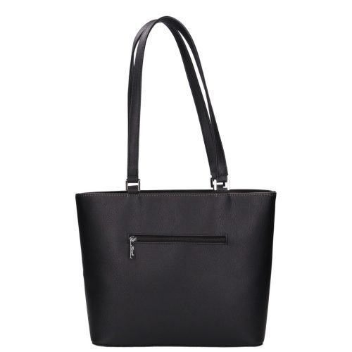 Karen rostbőr táska 1522 fekete bronz virág