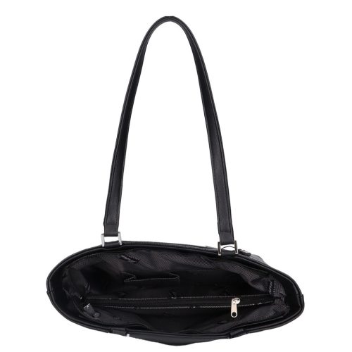 Karen rostbőr táska 1522 fekete bronz virág