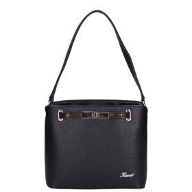 Karen 1654 fekete barna rostbőr táska