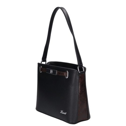 Karen 1654 fekete barna rostbőr táska