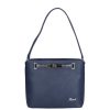 Karen 1654 kék rostbőr táska