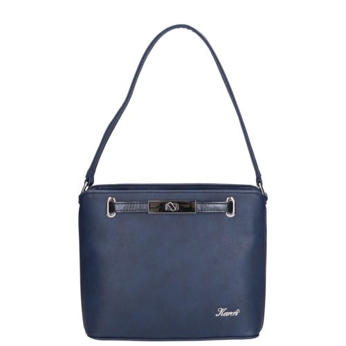 Karen 1654 kék rostbőr táska
