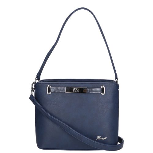 Karen 1654 kék rostbőr táska