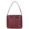 Karen 1654 bordó rostbőr táska