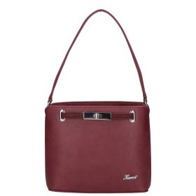 Karen 1654 bordó rostbőr táska