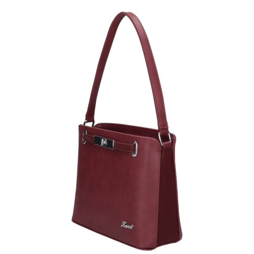 Karen 1654 bordó rostbőr táska