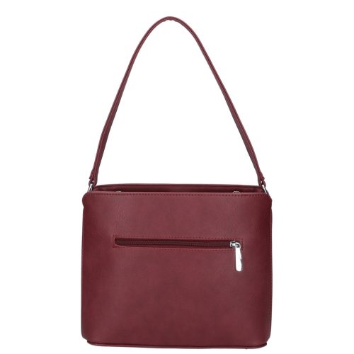 Karen 1654 bordó rostbőr táska