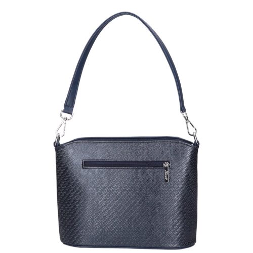 Karen S 087 kék rostbőr táska