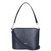 Karen S 087 kék rostbőr táska
