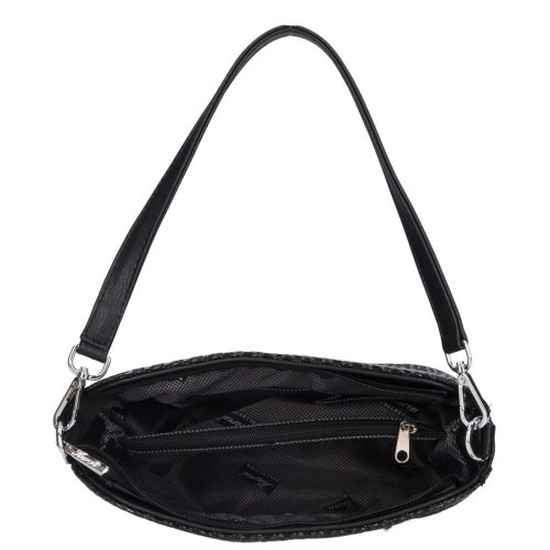 Karen S 087 kék rostbőr táska