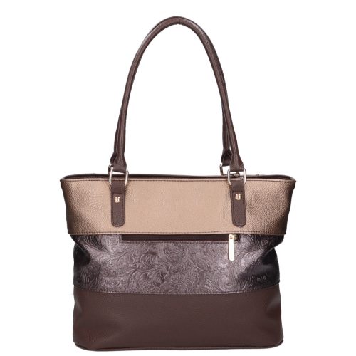 Karen N 087 barna bronz rostbőr táska