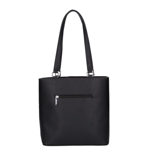 Karen rostbőr táska 1553 fekete bordó virág