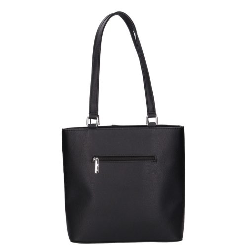 Karen rostbőr táska 1553 fekete új virág