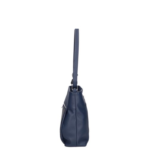 Karen 1607 kék rostbőr táska