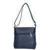Karen 1607 kék rostbőr táska