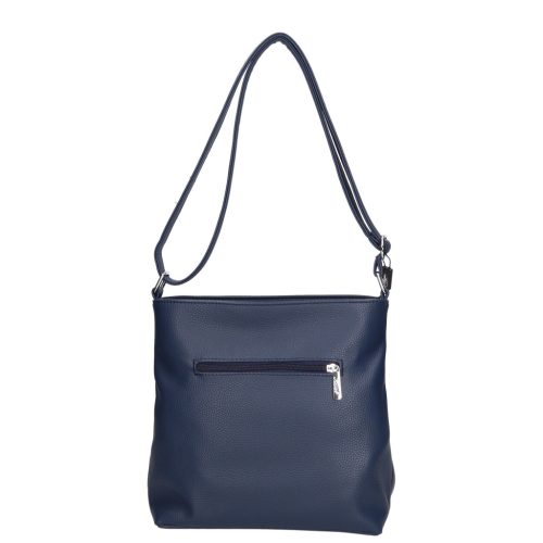 Karen 1607 kék rostbőr táska