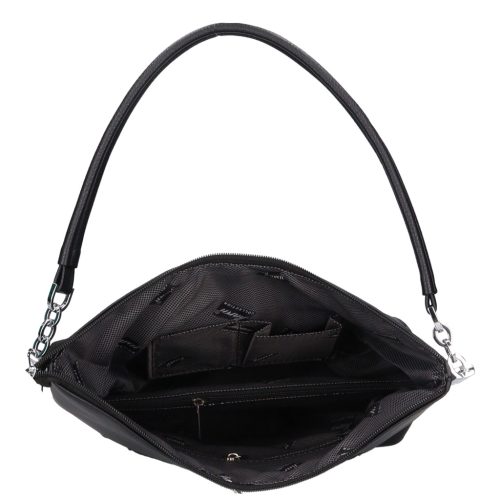 Karen 1337 bis bordó virág rostbőr női táska