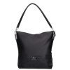 Karen 1337 bis fekete virág rostbőr női táska
