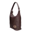 Chiara L 354 barna rostbőr női táska