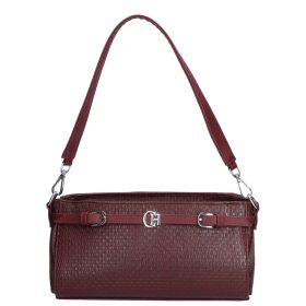 Chiara E 6026 bordó CH rostbőr női táska