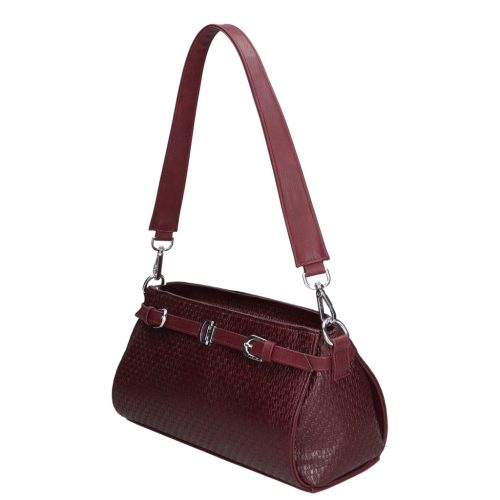 Chiara E 6026 bordó CH rostbőr női táska