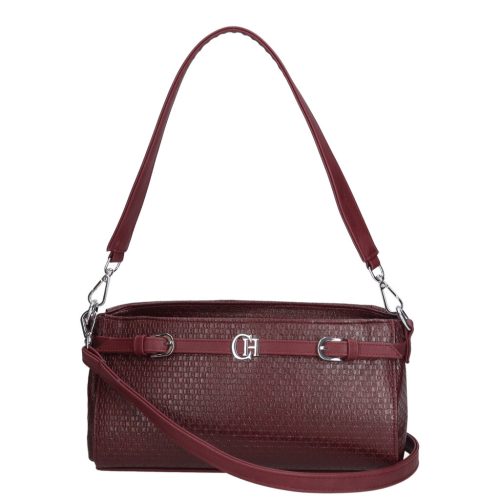 Chiara E 6026 bordó CH rostbőr női táska