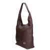Chiara SI 13 barna rostbőr női válltáska