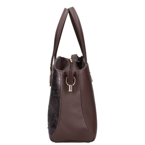 Karen 9537 barna virág rostbőr női táska