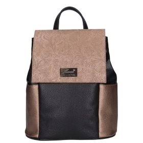 Karen 1698 fekete bronz rostbőr női táska