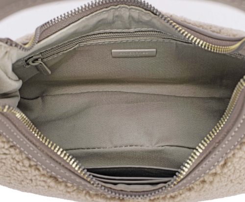 David Jones CM7668 taupe női kicsi válltáska